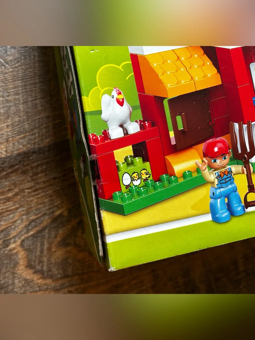 New Sealed LEGO DUPLO Big Farm 10525 - Imperfect Box -Farmer Cow Chicken Tractor